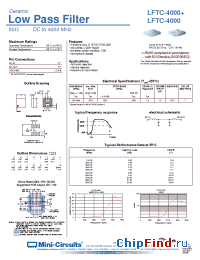 Datasheet LFTC-4000+ manufacturer Mini-Circuits
